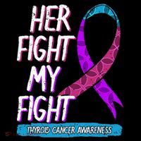 Thyroid Cancer Awareness Ribbon Endocrinologist Gift Idea 16 in Basic Backpack