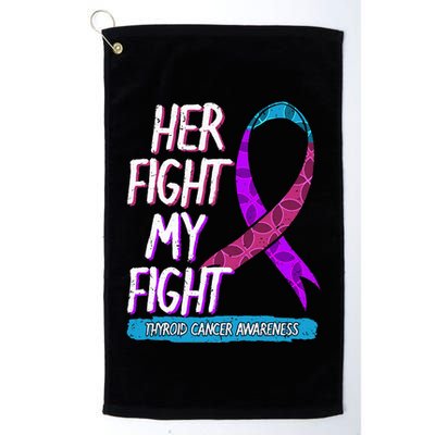 Thyroid Cancer Awareness Ribbon Endocrinologist Gift Idea Golf Towel