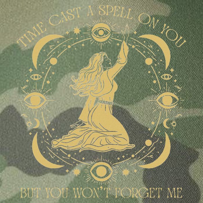 Time Cast A Spell On You Graphic But You WonT Forget Me Legacy Tie Dye Trucker Hat