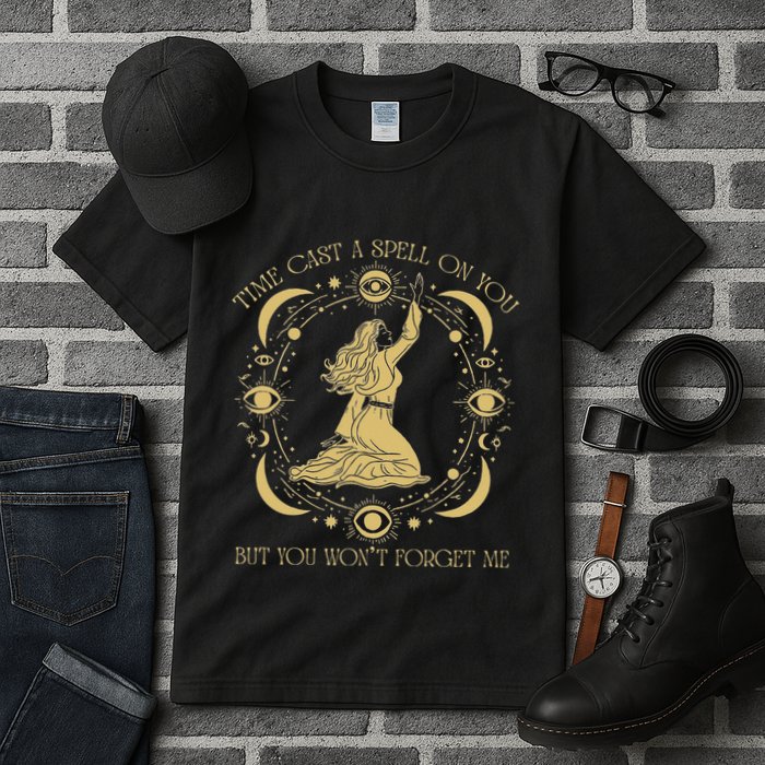 Time Cast A Spell On You Graphic But You WonT Forget Me Tall T-Shirt