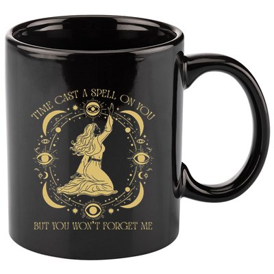Time Cast A Spell On You Graphic But You WonT Forget Me 11oz C Handle Ceramic Mug