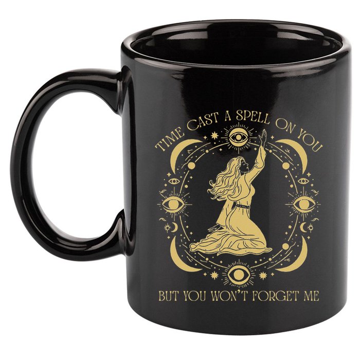 Time Cast A Spell On You Graphic But You WonT Forget Me 11oz C Handle Ceramic Mug