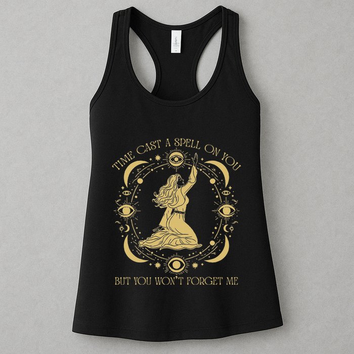 Time Cast A Spell On You Graphic But You WonT Forget Me Womens Tank Top
