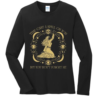 Time Cast A Spell On You Graphic But You WonT Forget Me Ladies Long Sleeve Shirt