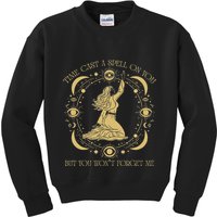 Time Cast A Spell On You Graphic But You WonT Forget Me Kids Sweatshirt