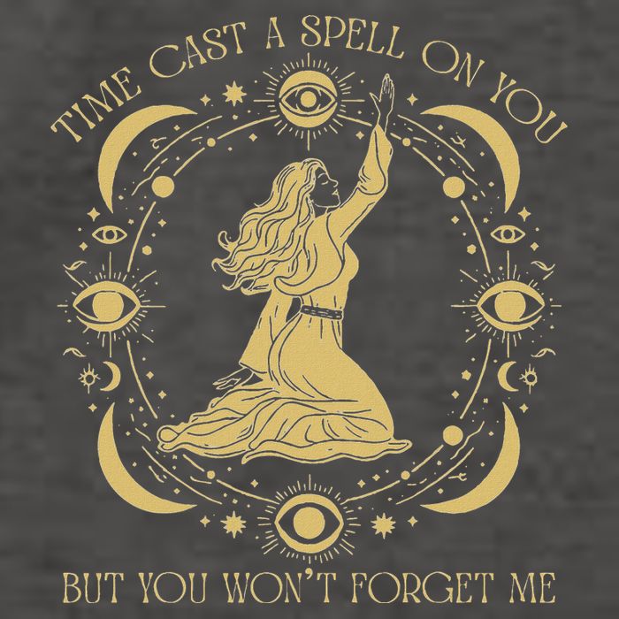 Time Cast A Spell On You Graphic But You WonT Forget Me Vector Backpack