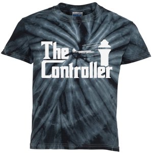 The Controller Air Traffic Control Aircraft Atc Airfield Kids Tie-Dye T-Shirt