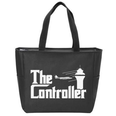 The Controller Air Traffic Control Aircraft Atc Airfield Zip Tote Bag