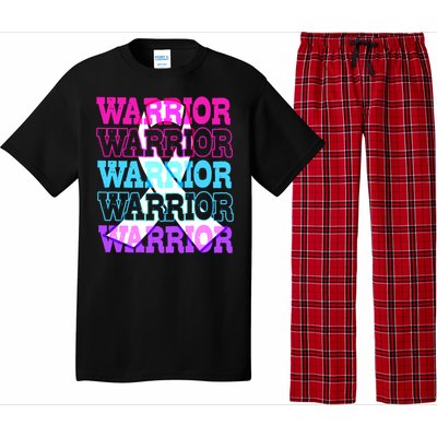 Thyroid Cancer Awareness Thyroid Cancer Warrior Gift Pajama Set