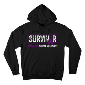 Testicular Cancer Awareness Testicular Cancer Survivor Hoodie