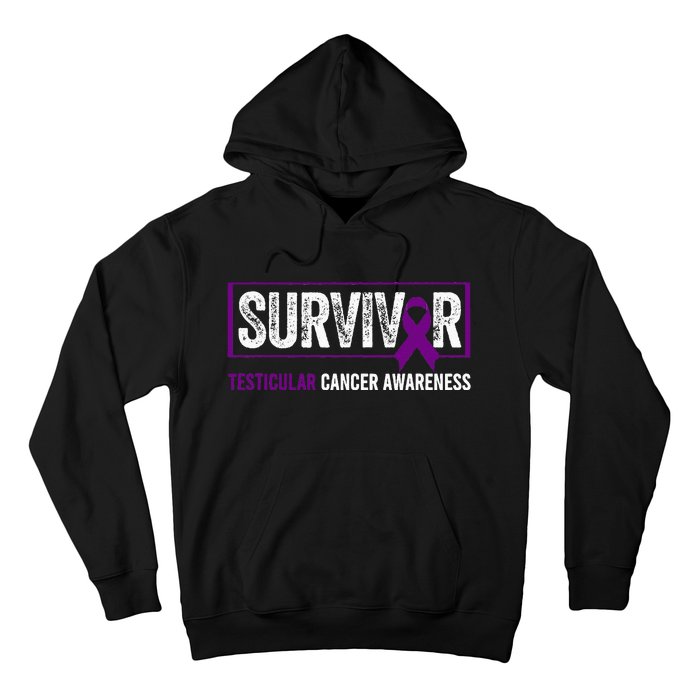 Testicular Cancer Awareness Testicular Cancer Survivor Hoodie