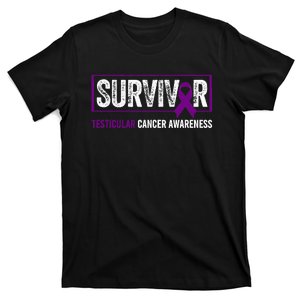 Testicular Cancer Awareness Testicular Cancer Survivor T-Shirt