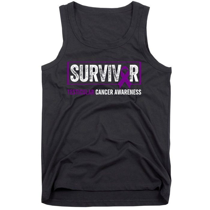 Testicular Cancer Awareness Testicular Cancer Survivor Tank Top