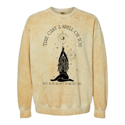 Time Cast A Spell On You But You WonT Forget Me Colorblast Crewneck Sweatshirt