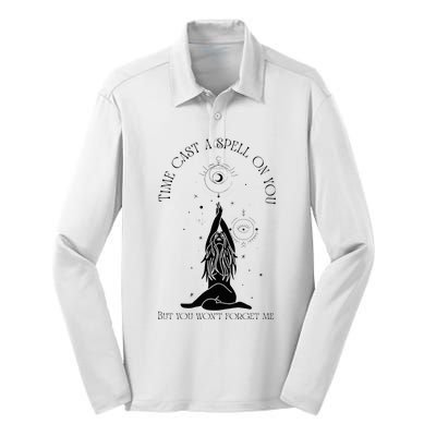 Time Cast A Spell On You But You WonT Forget Me Silk Touch Performance Long Sleeve Polo