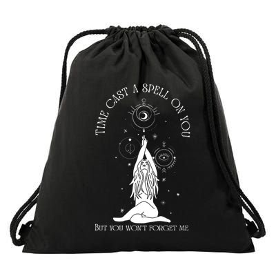 Time Cast A Spell On You But You WonT Forget Me Drawstring Bag