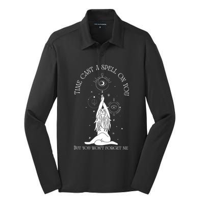 Time Cast A Spell On You But You WonT Forget Me Silk Touch Performance Long Sleeve Polo