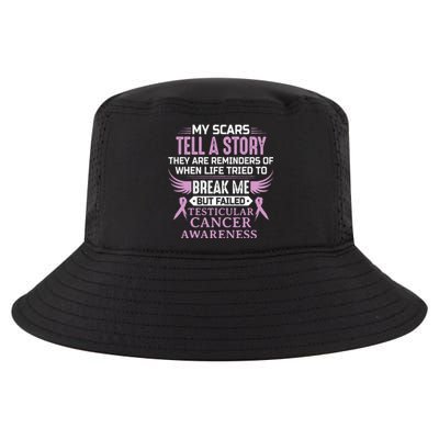 Testicular Cancer Awareness Survivor Support Cool Comfort Performance Bucket Hat