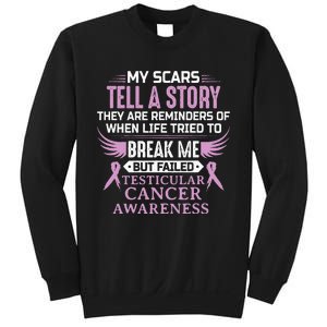 Testicular Cancer Awareness Survivor Support Sweatshirt