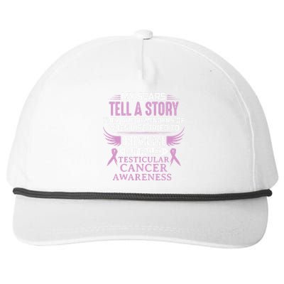 Testicular Cancer Awareness Survivor Support Snapback Five-Panel Rope Hat