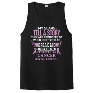 Testicular Cancer Awareness Survivor Support PosiCharge Competitor Tank