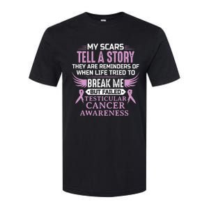 Testicular Cancer Awareness Survivor Support Softstyle CVC T-Shirt