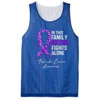 Testicular Cancer Awareness This Family No One Fights Alone Gift Mesh Reversible Basketball Jersey Tank