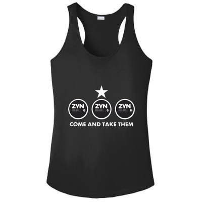 Thegoodshirts Come And Take Them Ladies PosiCharge Competitor Racerback Tank