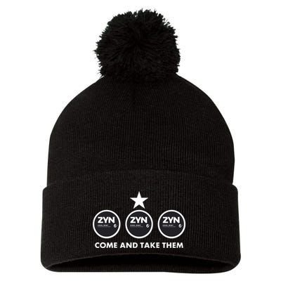 Thegoodshirts Come And Take Them Pom Pom 12in Knit Beanie