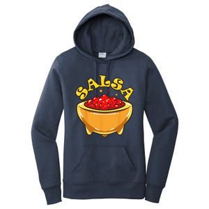 Tortilla Chips And Salsa Funny Matching Halloween Costumes Women's Pullover Hoodie