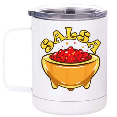 Tortilla Chips And Salsa Funny Matching Halloween Costumes 12 oz Stainless Steel Tumbler Cup