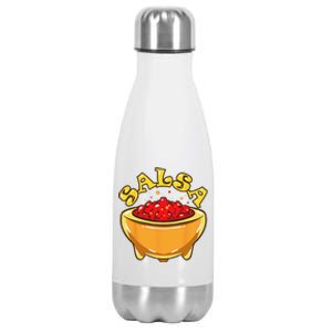 Tortilla Chips And Salsa Funny Matching Halloween Costumes Stainless Steel Insulated Water Bottle