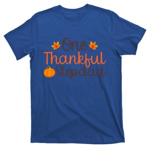 Thanksgiving Costume Autumn Theme One Thankful Stepdad Cool Gift T-Shirt