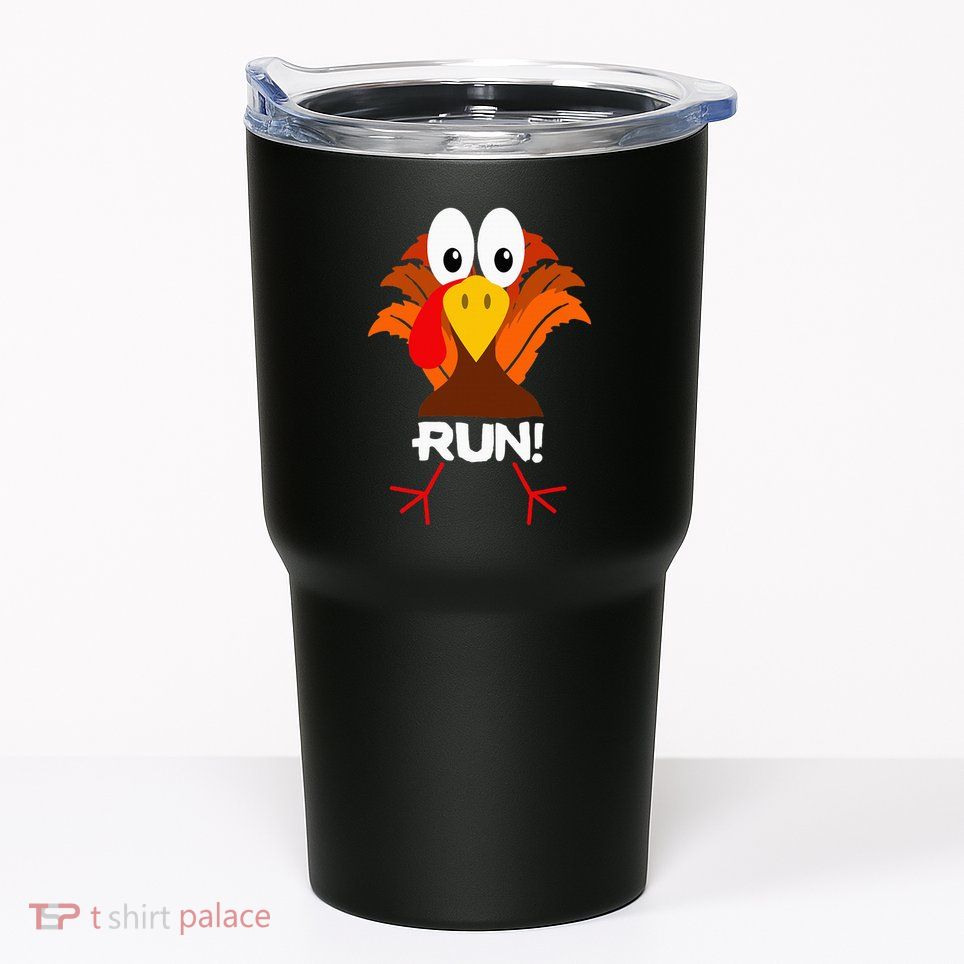 Turkey Costume Adult Running Face Turkey Trot Tumbler
