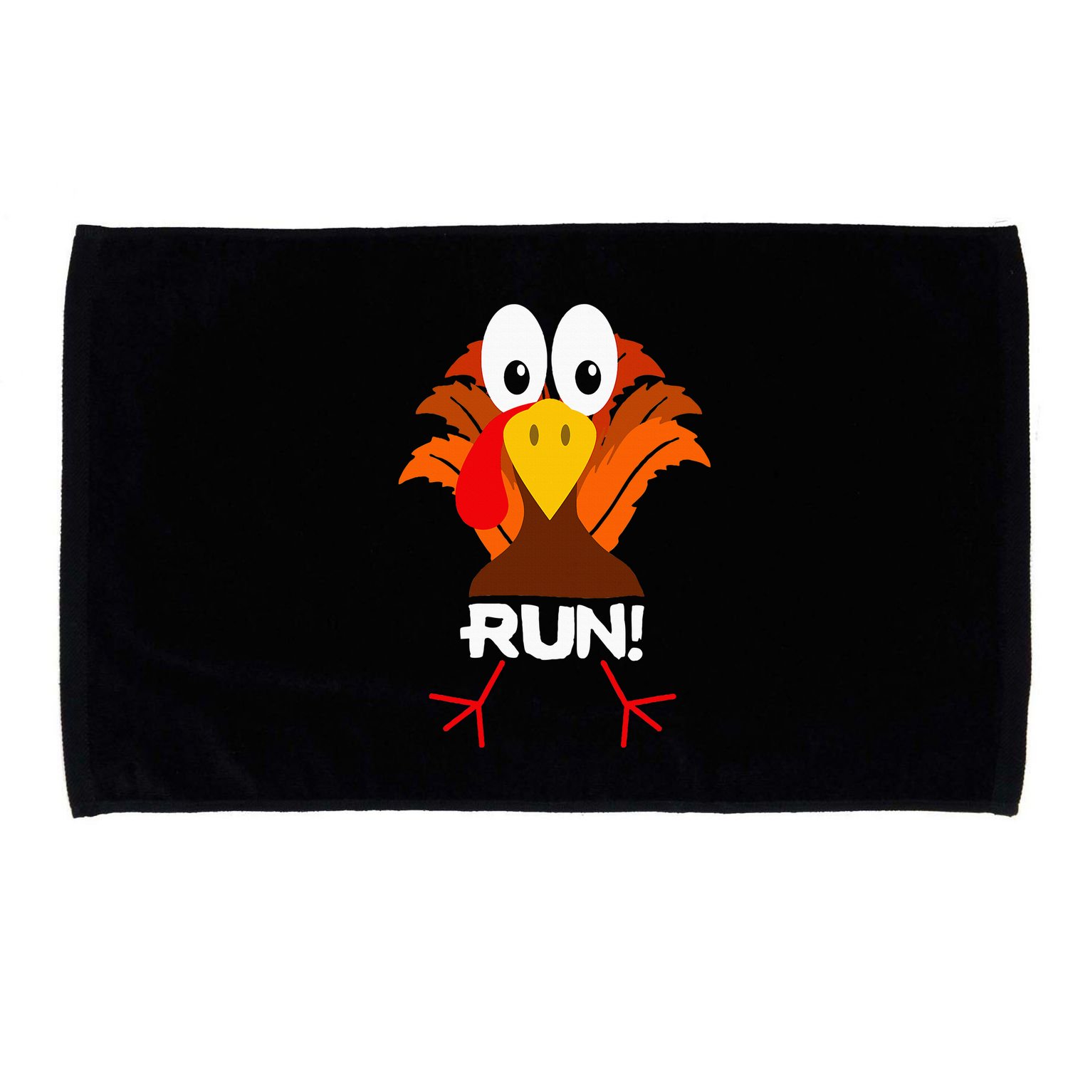 Turkey Costume Adult Running Face Turkey Trot Microfiber Hand Towel