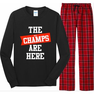 The Champs Are Here Fantasy Winner Long Sleeve Pajama Set