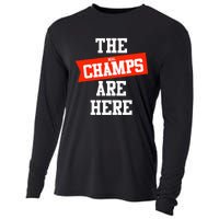 The Champs Are Here Fantasy Winner Cooling Performance Long Sleeve Crew