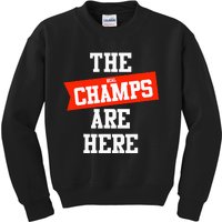 The Champs Are Here Fantasy Winner Kids Sweatshirt