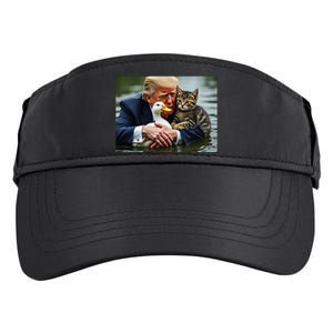 Trump Cat And Duck Memes Christmas Halloween Vote Sign Adult Drive Performance Visor