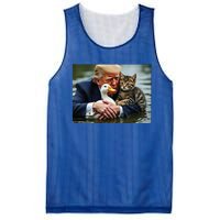 Trump Cat And Duck Memes Christmas Halloween Vote Sign Mesh Reversible Basketball Jersey Tank