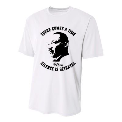 There Comes A Time When Silence Is Betrayal Youth Performance Sprint T-Shirt