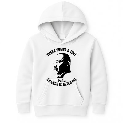 There Comes A Time When Silence Is Betrayal Kids Hoodie