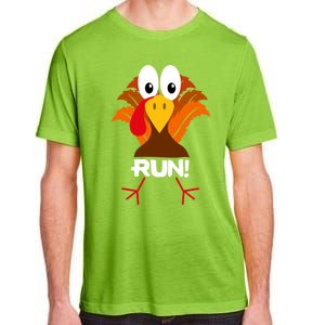 Turkey Costume Adult Running Face Turkey Trot Gift Adult ChromaSoft Performance T-Shirt