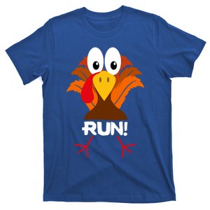 Turkey Costume Adult Running Face Turkey Trot Gift T-Shirt