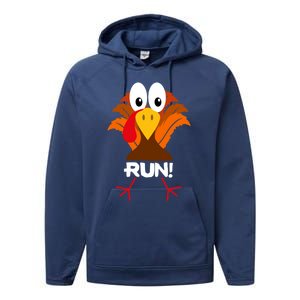 Turkey Costume Adult Running Face Turkey Trot Gift Performance Fleece Hoodie