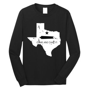 Texas Come And Take It Flag Canon 1836 State Long Sleeve Shirt