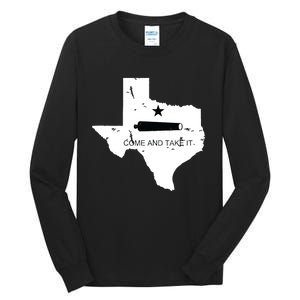 Texas Come And Take It Flag Canon 1836 State Tall Long Sleeve T-Shirt