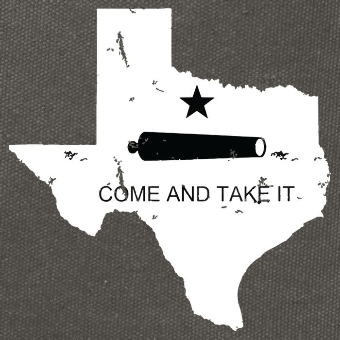 Texas Come And Take It Flag Canon 1836 State Cotton Canvas Backpack