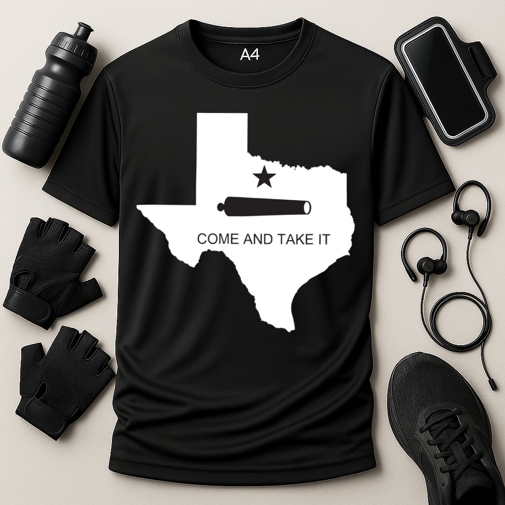 Texas Come And Take It Flag Canon 1836 State Performance Shirt
