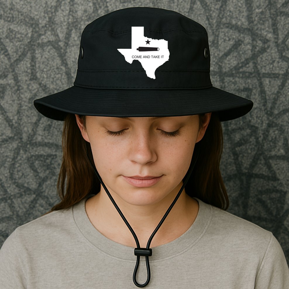 Texas Come And Take It Flag Canon 1836 State Bucket Hat